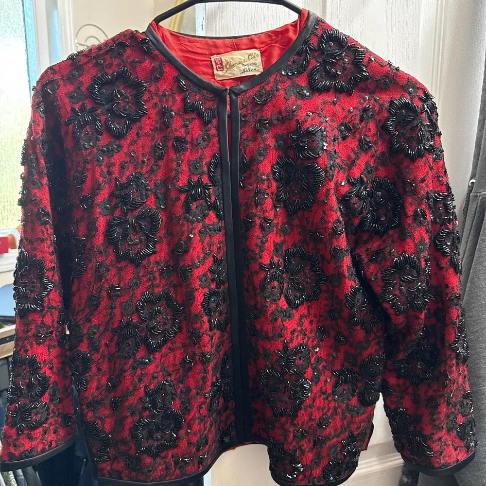 Sherman Chin 60s vintage beaded jacket - Picture 3 of 3
